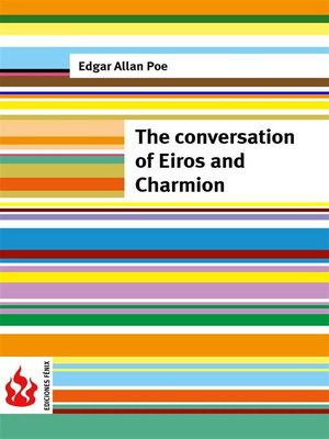 cover image of The conversation of Eiros and Charmion (low cost). Limited edition